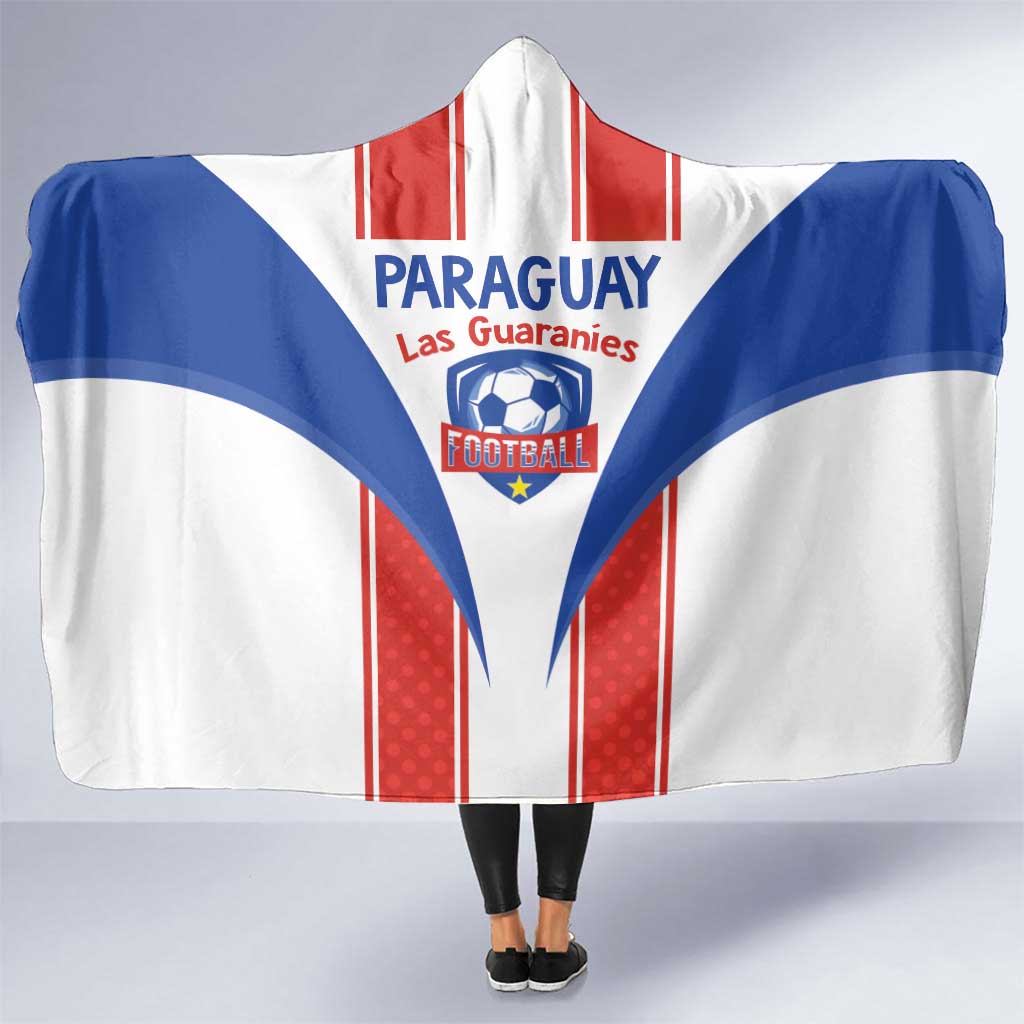 Paraguay Football Hooded Blanket Come On Las Guaranies - Wonder Print Shop