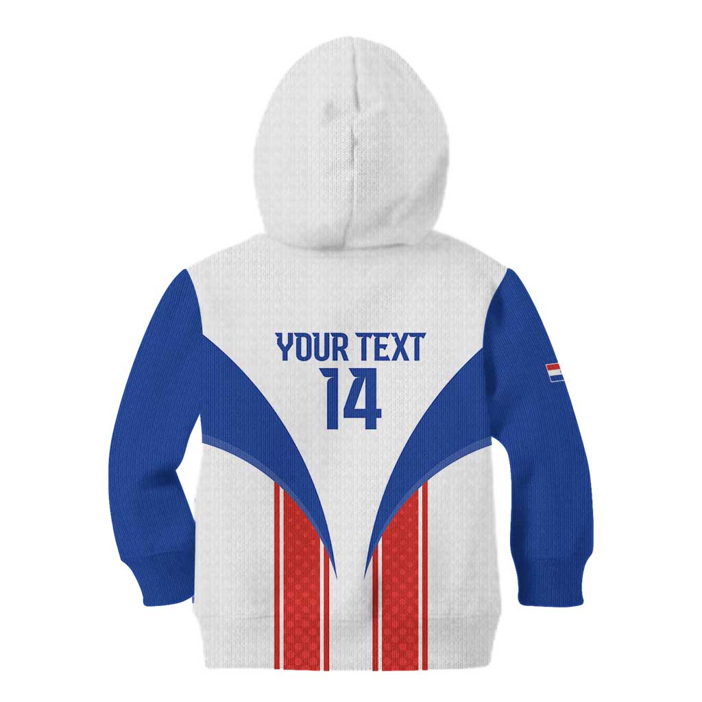 Custom Paraguay Football Kid Hoodie Come On Las Guaranies - Wonder Print Shop