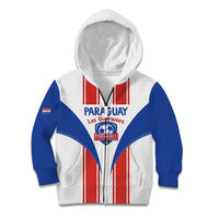 Custom Paraguay Football Kid Hoodie Come On Las Guaranies - Wonder Print Shop