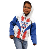 Custom Paraguay Football Kid Hoodie Come On Las Guaranies - Wonder Print Shop