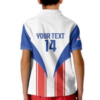 Custom Paraguay Football Kid Polo Shirt Come On Las Guaranies - Wonder Print Shop