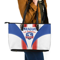 Paraguay Football Leather Tote Bag Come On Las Guaranies - Wonder Print Shop