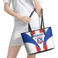Paraguay Football Leather Tote Bag Come On Las Guaranies - Wonder Print Shop