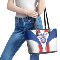 Paraguay Football Leather Tote Bag Come On Las Guaranies - Wonder Print Shop