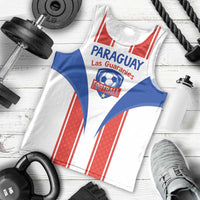 Custom Paraguay Football Men Tank Top Come On Las Guaranies - Wonder Print Shop
