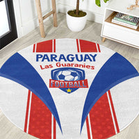 Paraguay Football Round Carpet Come On Las Guaranies - Wonder Print Shop