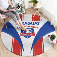 Paraguay Football Round Carpet Come On Las Guaranies - Wonder Print Shop