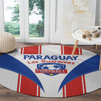 Paraguay Football Round Carpet Come On Las Guaranies - Wonder Print Shop