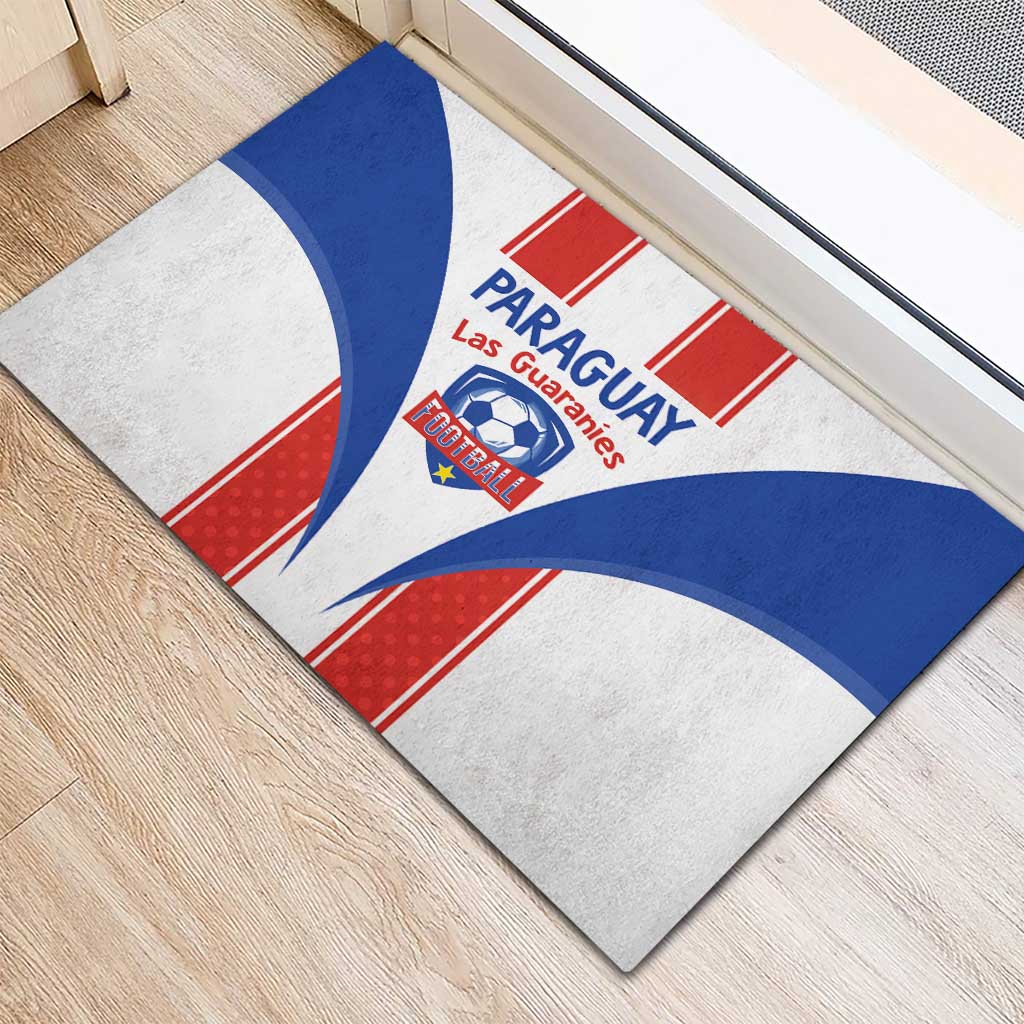 Paraguay Football Rubber Doormat Come On Las Guaranies - Wonder Print Shop