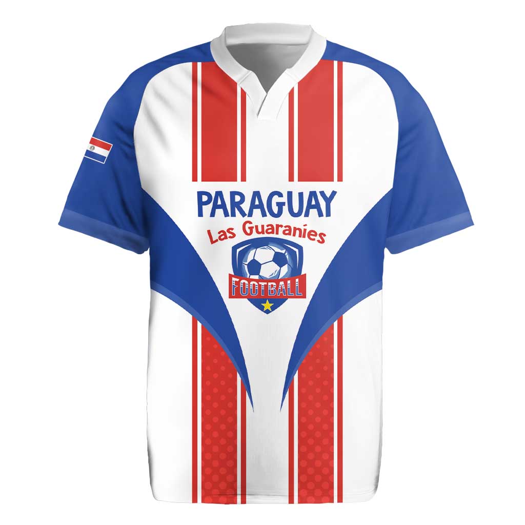 Custom Paraguay Football Rugby Jersey Come On Las Guaranies - Wonder Print Shop