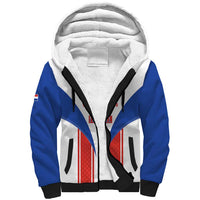 Custom Paraguay Football Sherpa Hoodie Come On Las Guaranies - Wonder Print Shop