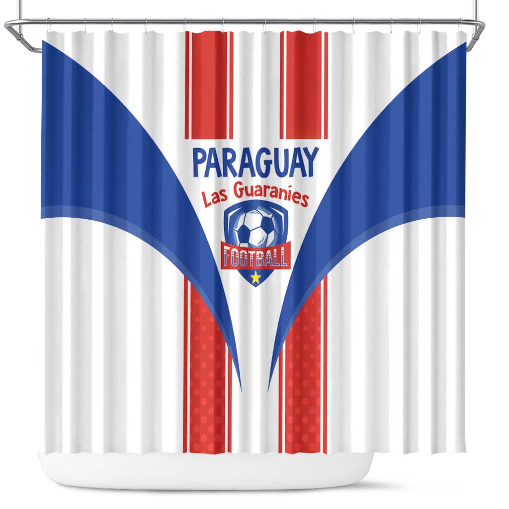 Paraguay Football Shower Curtain Come On Las Guaranies - Wonder Print Shop