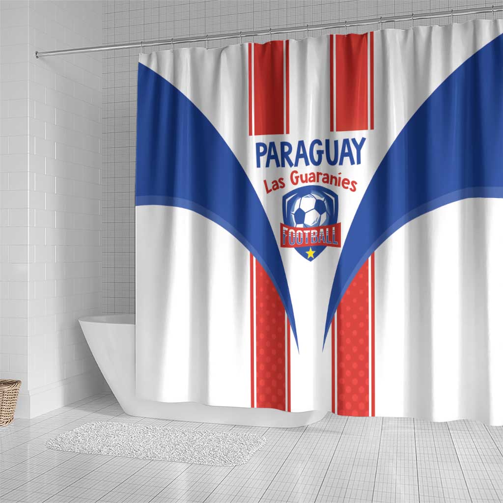 Paraguay Football Shower Curtain Come On Las Guaranies - Wonder Print Shop