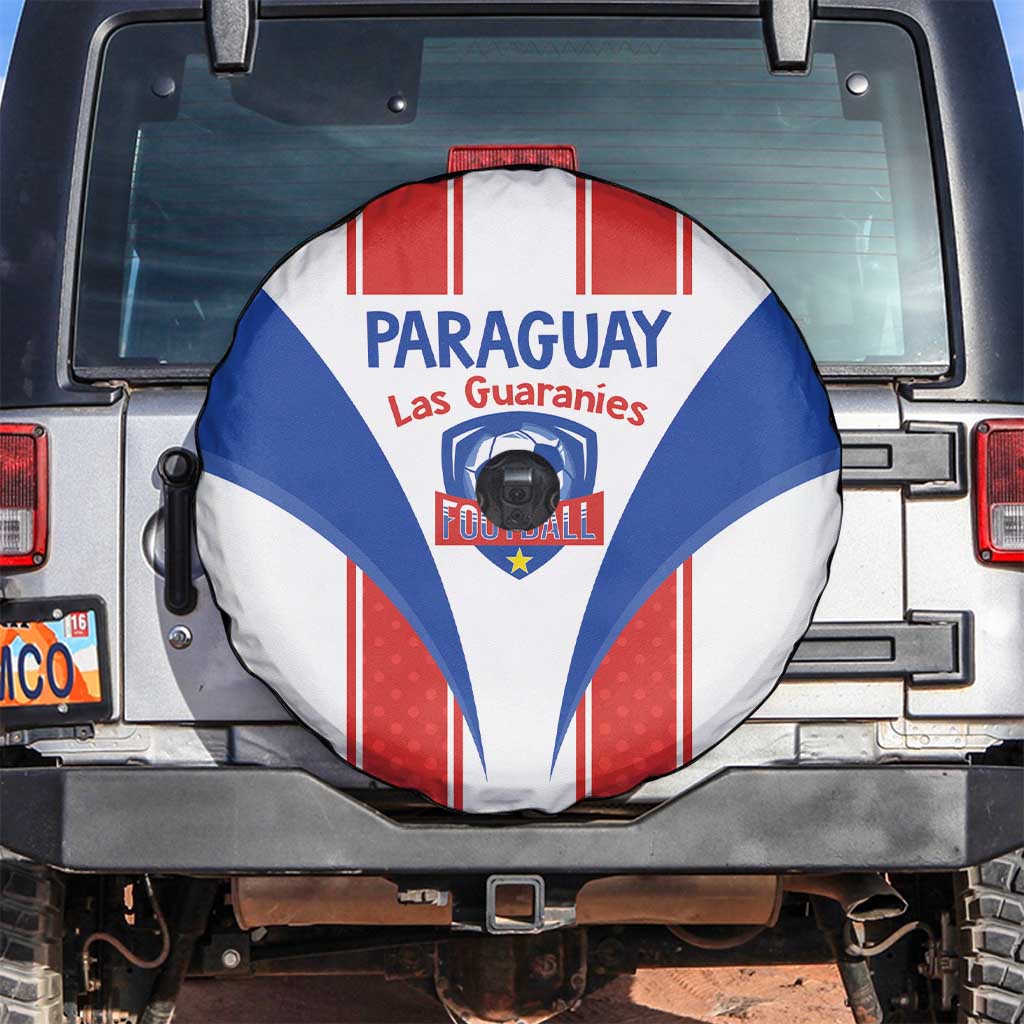 Paraguay Football Spare Tire Cover Come On Las Guaranies - Wonder Print Shop