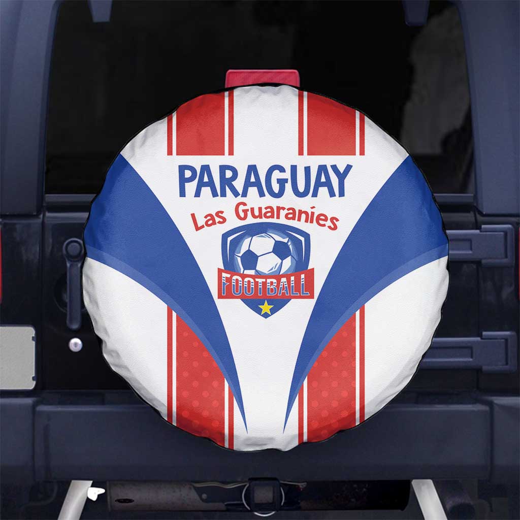 Paraguay Football Spare Tire Cover Come On Las Guaranies - Wonder Print Shop