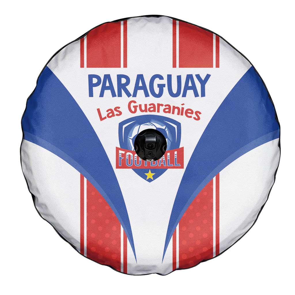 Paraguay Football Spare Tire Cover Come On Las Guaranies - Wonder Print Shop