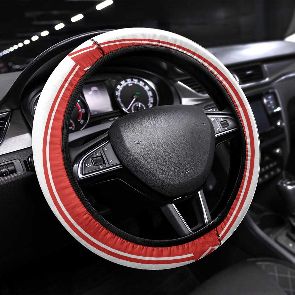 Paraguay Football Steering Wheel Cover Come On Las Guaranies - Wonder Print Shop