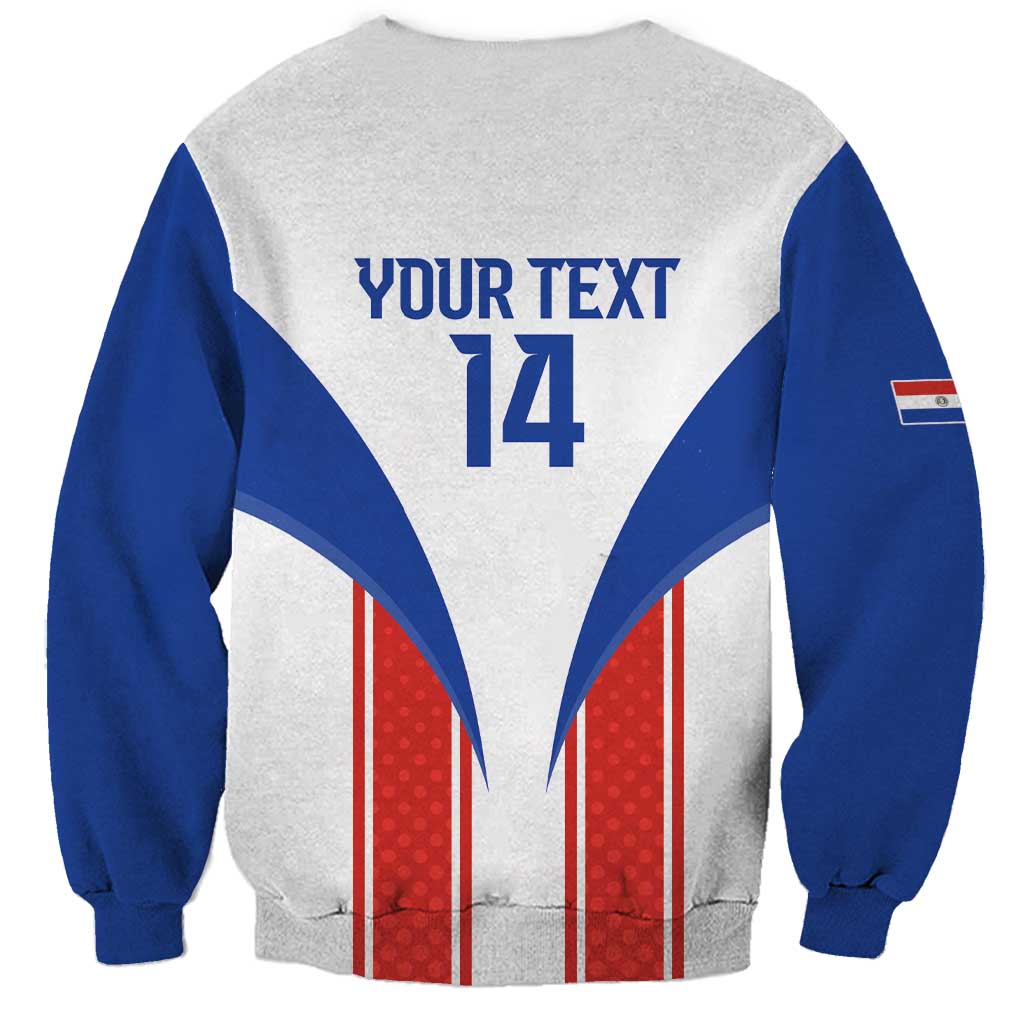 Custom Paraguay Football Sweatshirt Come On Las Guaranies - Wonder Print Shop