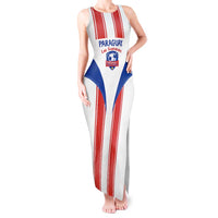 Custom Paraguay Football Tank Maxi Dress Come On Las Guaranies - Wonder Print Shop