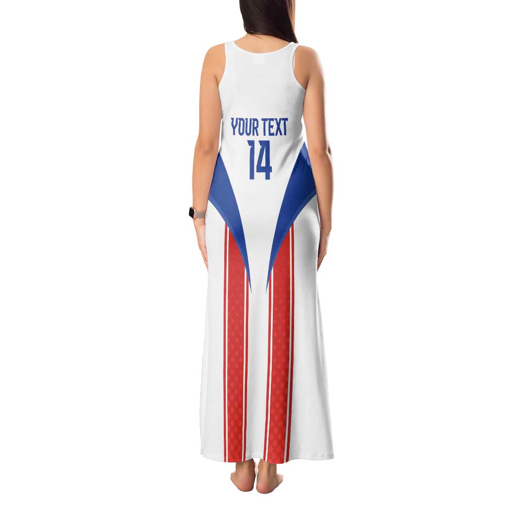 Custom Paraguay Football Tank Maxi Dress Come On Las Guaranies - Wonder Print Shop