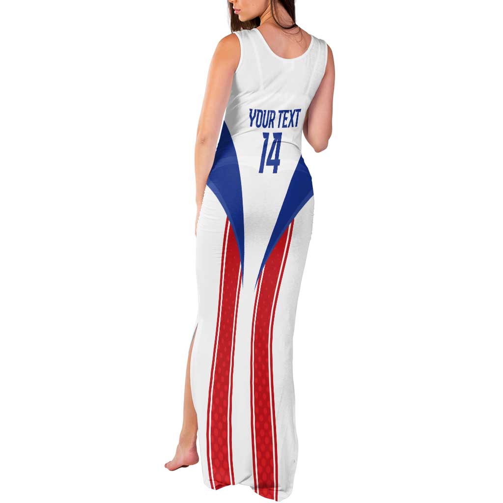 Custom Paraguay Football Tank Maxi Dress Come On Las Guaranies - Wonder Print Shop