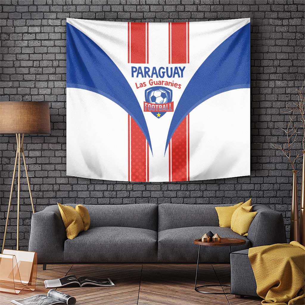 Paraguay Football Tapestry Come On Las Guaranies - Wonder Print Shop
