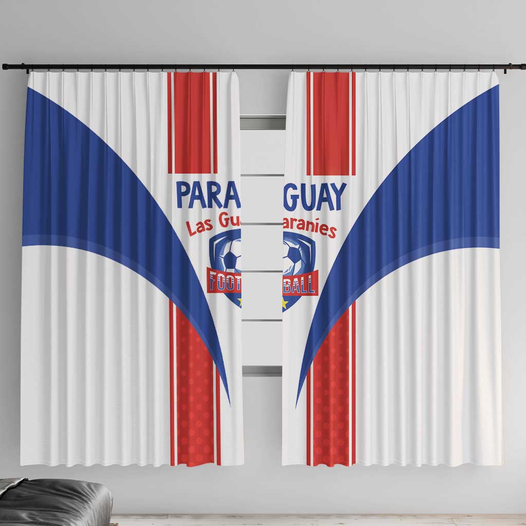 Paraguay Football Window Curtain Come On Las Guaranies - Wonder Print Shop