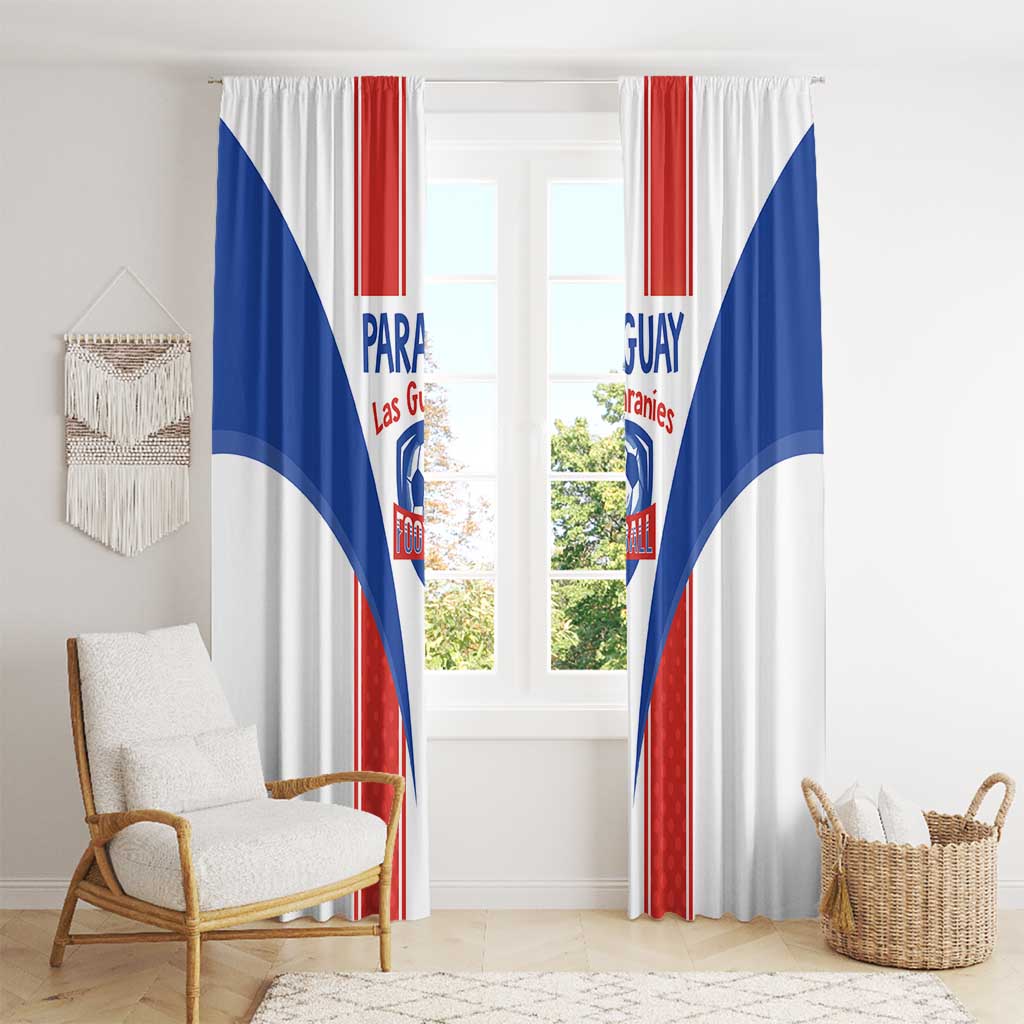 Paraguay Football Window Curtain Come On Las Guaranies - Wonder Print Shop