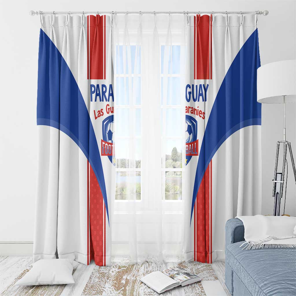 Paraguay Football Window Curtain Come On Las Guaranies - Wonder Print Shop
