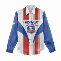 Custom Paraguay Football Women Casual Shirt Come On Las Guaranies - Wonder Print Shop