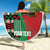 Custom Kenya Cricket Beach Blanket Come On Simbas Kente Pattern - Wonder Print Shop