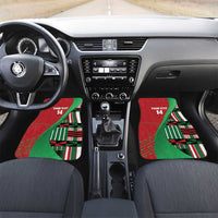 Custom Kenya Cricket Car Mats Come On Simbas Kente Pattern - Wonder Print Shop
