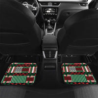 Custom Kenya Cricket Car Mats Come On Simbas Kente Pattern - Wonder Print Shop