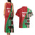 Custom Kenya Cricket Couples Matching Tank Maxi Dress and Hawaiian Shirt Come On Simbas Kente Pattern - Wonder Print Shop