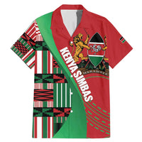 Custom Kenya Cricket Family Matching Mermaid Dress and Hawaiian Shirt Come On Simbas Kente Pattern - Wonder Print Shop