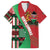 Custom Kenya Cricket Family Matching Off Shoulder Maxi Dress and Hawaiian Shirt Come On Simbas Kente Pattern - Wonder Print Shop