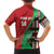 Custom Kenya Cricket Family Matching Off Shoulder Short Dress and Hawaiian Shirt Come On Simbas Kente Pattern - Wonder Print Shop