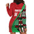 Custom Kenya Cricket Hoodie Dress Come On Simbas Kente Pattern - Wonder Print Shop