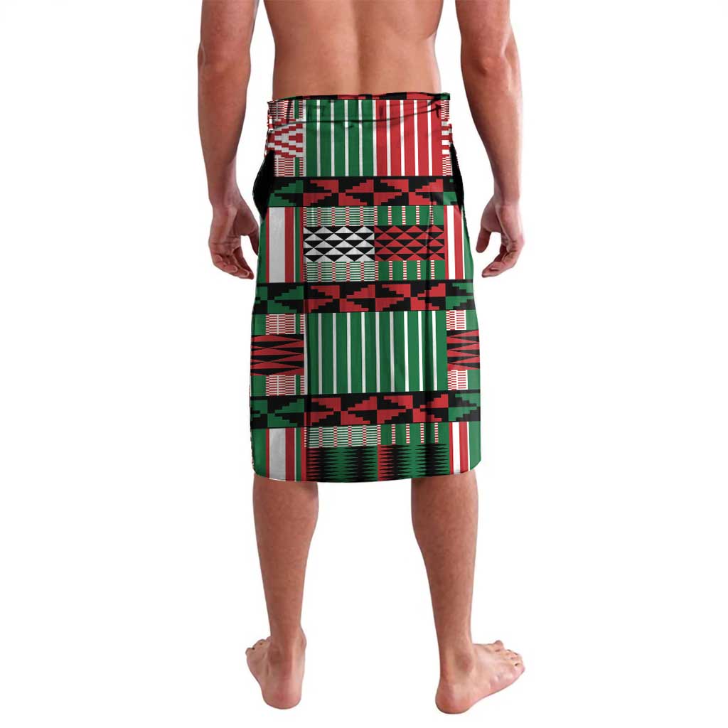 Custom Kenya Cricket Lavalava Come On Simbas Kente Pattern - Wonder Print Shop