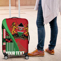 Custom Kenya Cricket Luggage Cover Come On Simbas Kente Pattern - Wonder Print Shop