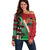 Custom Kenya Cricket Off Shoulder Sweater Come On Simbas Kente Pattern - Wonder Print Shop