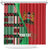 Custom Kenya Cricket Shower Curtain Come On Simbas Kente Pattern - Wonder Print Shop
