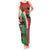 Custom Kenya Cricket Tank Maxi Dress Come On Simbas Kente Pattern - Wonder Print Shop