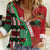 Custom Kenya Cricket Women Casual Shirt Come On Simbas Kente Pattern - Wonder Print Shop