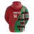 Custom Kenya Cricket Zip Hoodie Come On Simbas Kente Pattern - Wonder Print Shop