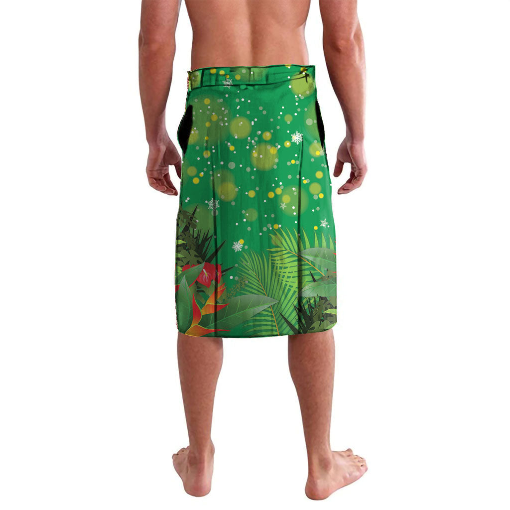 Christmas In July Brazil Lavalava Feliz Natal Blue Macaw Santa Tropical Vibes