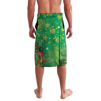 Christmas In July Brazil Lavalava Feliz Natal Blue Macaw Santa Tropical Vibes