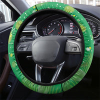 Christmas In July Brazil Steering Wheel Cover Feliz Natal Blue Macaw Santa Tropical Vibes
