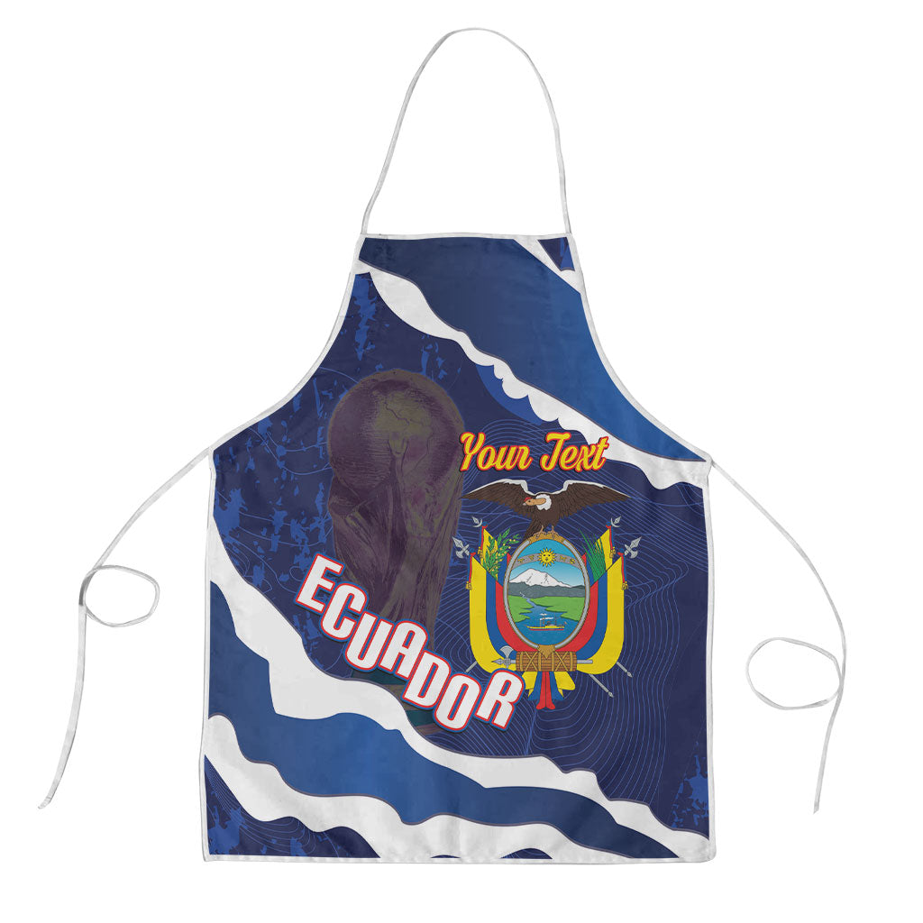 Custom Ecuador 2026 Football Apron Come On La Tri Grunge Style