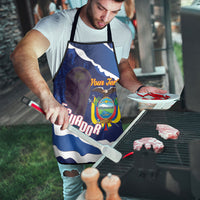 Custom Ecuador 2026 Football Apron Come On La Tri Grunge Style